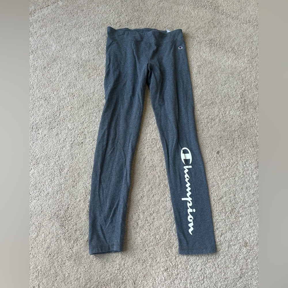 Girls Champion grey leggings yl